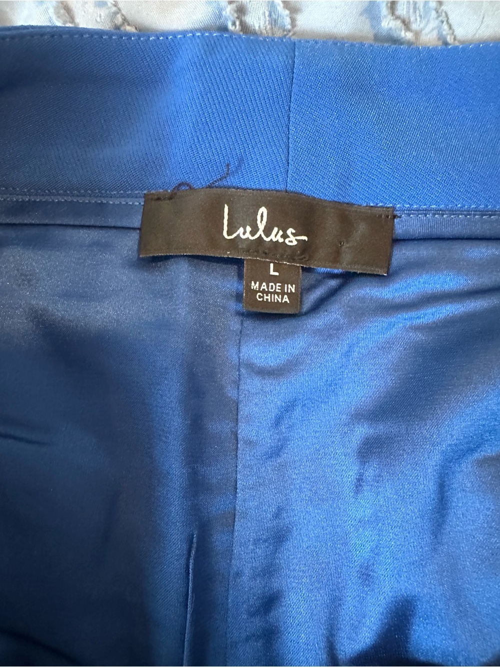 Lulu's womens Wide-Leg Pants in Cobalt Blue Never Worn - Picture 2 of 8